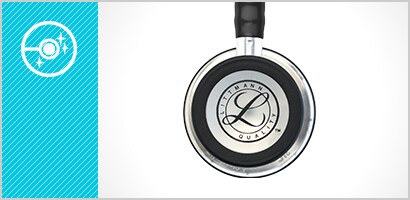 Παιδιατρική πλευρά του κώδωνα ενός 3Μ Littmann Classic III Στηθοσκοπίου
